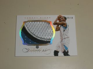 2013 - 14 Panini Flawless Gold Patch 12 Gorgui Dieng 09/10 Rookie Rc