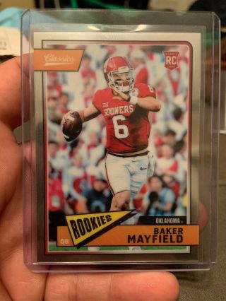 2018 Classics Baker Mayfield Rc Chrome Cleveland Browns/oklahoma Sooners