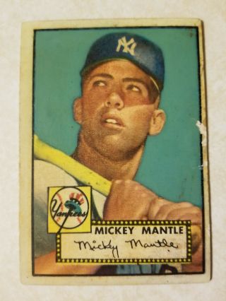 Original/reprint - Unknown - 1952 Topps Mickey Mantle 311 Rookie Card