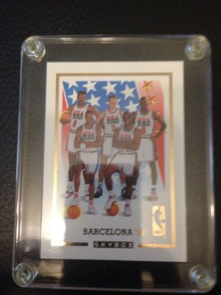 1992 Skybox Usa Basketball Dream Team Gold Nno