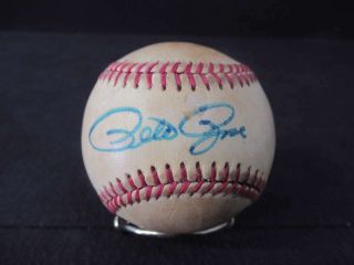 Pete Rose Signed Auto Autograph Onlb Baseball Sgc Bl328