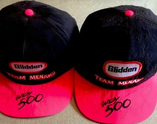 Indy 500 Autographed Hats (2) Marioandretti,  Aj Foyt,  Johnny Rutherford - Early 90s