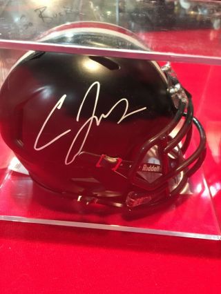 Cardelle Jones Ohio State Buckeyes Football Signed Mini Helmet