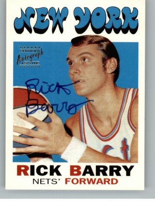 1996 Topps Stars Reprint Autograph Auto 5 Rick Barry