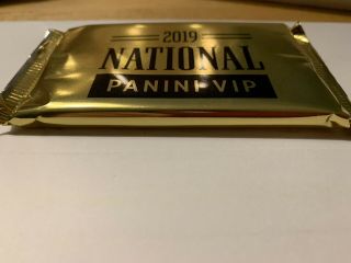 ONE (1) 2019 Panini National Convention GOLD VIP THICK Pack 2
