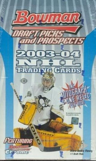 2003/04 Bowman Draft Picks & Prospects Hobby Hockey Box