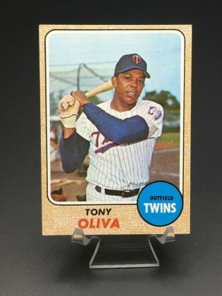 1968 Topps Baseball Tony Oliva Ex 165 Minnesota Twins Set Break