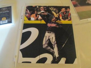 Kenny Lofton Cleveland Indians Hand Signed Autographed 8x10 By Fivestar