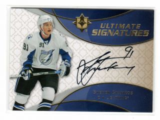 Steven Stamkos 2008 - 09 Ultimate Signatures Us - Ss Auto Rookie Card Rc Gem