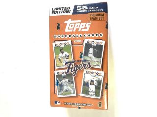 2008 Topps Baseball Detroit Tigers Limited Edition Box