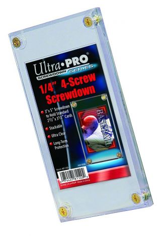 Ultra Pro 1/4 " Screwdown Recessed Trading Card Holder