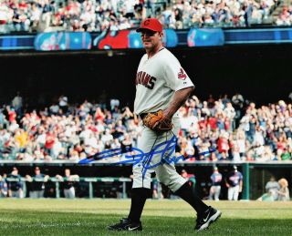 Jim Thome Cleveland Indians Signed Autographed 8x10 Photo 2