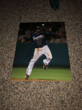 Ozzie Albies Signed Autographed 11x14 Atlanta Braves All Star