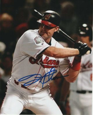 Jim Thome Cleveland Indians Signed Autographed 8x10 Photo