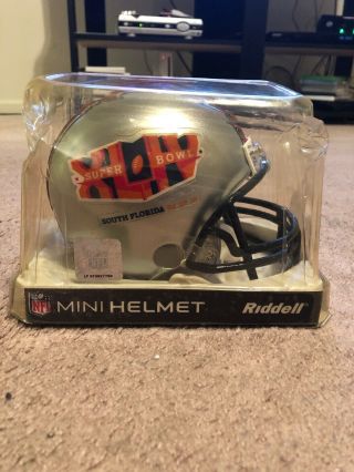 Bowl 44 Mini Helmet Colts Vs Saints.