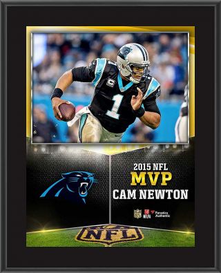 Cam Newton Panthers 10.  5x13 Nfl Honors 2015 Mvp Plaque - Fanatics Authentic