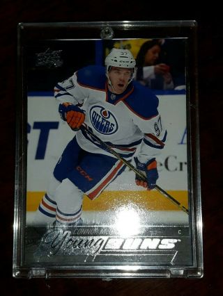 15 - 16 UD series 1 Connor McDavid Young Guns Rookie 201 nm - mt 2