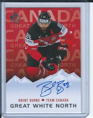 15/16 Sp Authentic Great White North Auto Brent Burns