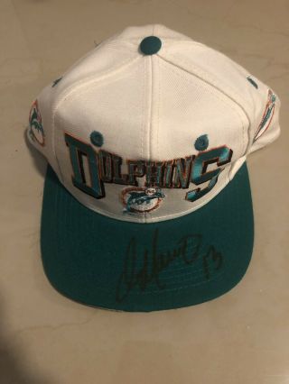 Dan Marino Signed Miami Dolphins Hat Jsa Autograph Auto Autographed