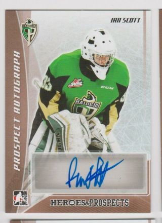 16 - 17 In The Game Heroes & Prospects Auto - Raiders - Ian Scott