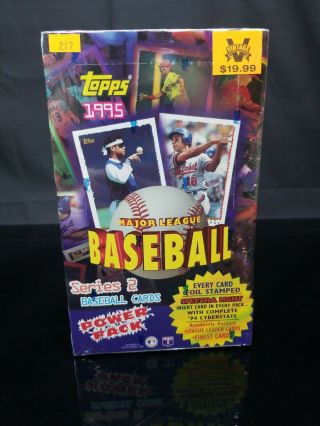 1995 Topps Series 2 Baseball Cards Factory Box