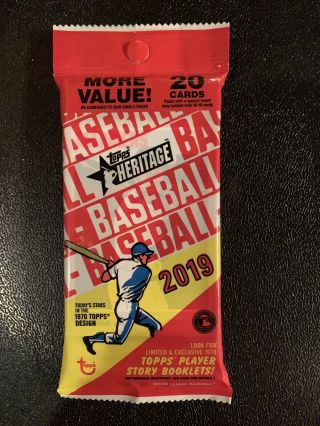 2019 Topps Heritage Baseball Auto/relic/jersey Value Hot Pack