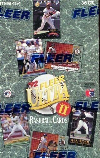 1992 Fleer Ultra Series 2 Baseball Box