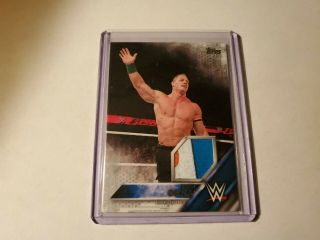John Cena 2016 Topps Wwe Then Now Forever Silver 4 Color Shirt Relic /25