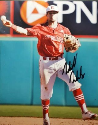 Will Wilson Nc State Wolfpack Baseball Hand Signed 8x10 Autographed Photo W