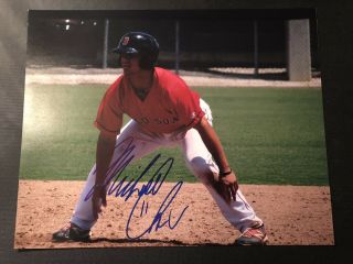 Michael Chavis Signed Autographed 8x10 Photo Auto Boston Red Sox Baseball