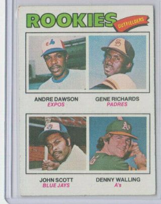 1977 Topps 473 Andre Dawson Rookie Card Rc Exmt Hof 