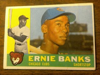 1960 Topps No.  10 Ernie Banks - Chicago Cubs