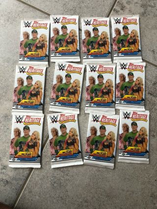 Topps Wwe Heritage Trading Cards 2018 (12 Packs)