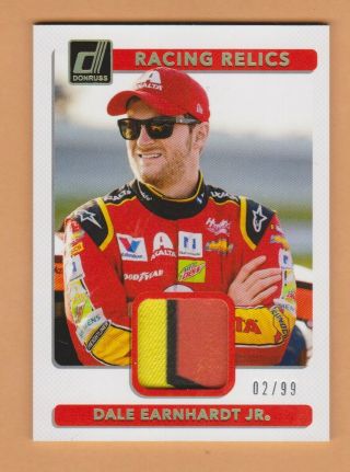 Dale Earnhardt Jr 2018 Donruss Racing Relics Race Material Card D 02/99