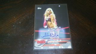 2018 Topps Wwe Then Now Forever Alexa Bliss Auto Autograph 59/99