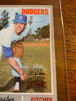2019 topps heritage 50th ANNIVERSERY BUYBACK 1970 ALAN FOSTER 369 2