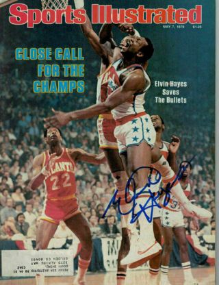 Elvin Hayes Signed Washington Bullets Sports Illustrated May 7 1979 Jsa 15494