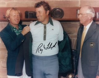 Ray Floyd 1976 Masters 0 8x10 Signed Photo W/ Golf