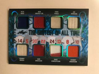 Rose Bench Griffey Morgan Perez 2019 Leaf In The Game Itg Jersey 2/9