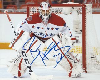 Braden Holtby Signed 8x10 Photo Washington Capitals Autographed H