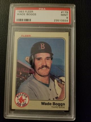 1983 Fleer Wade Boggs 179 Baseball Card