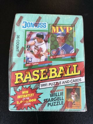 1991 Donruss Series 2 Baseball Box 36 Count