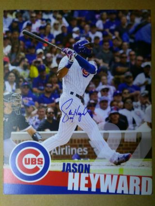 Chicago Cubs Jason Heyward Autographed 8x10 Photo
