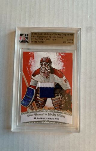 2012 - 13 Itg History Of Hockey Great Moments In Patrick Roy’s First Win 1/1