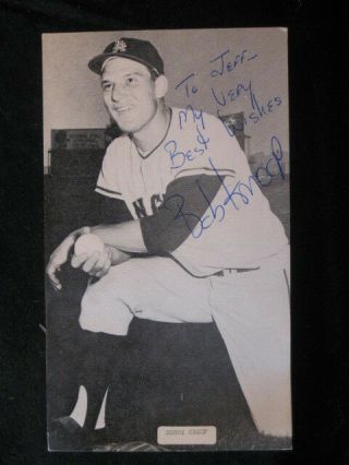Bobby Knoop Angels Autographed Signed Vintage 1960 