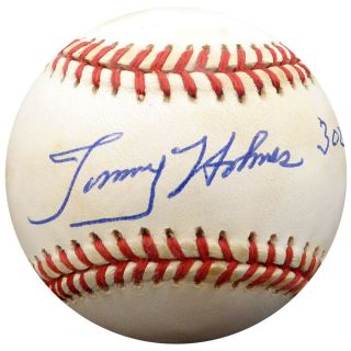 Tommy Holmes Autographed Nl Baseball Boston Braves Dodgers 302 Ba Beckett F26922