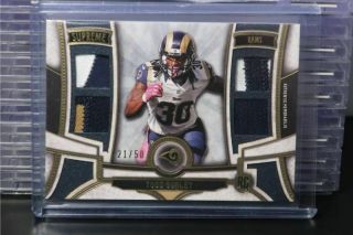 2015 Topps Supreme Todd Gurley Quad Rookie Patch Rc 21/50 Rams Cmy