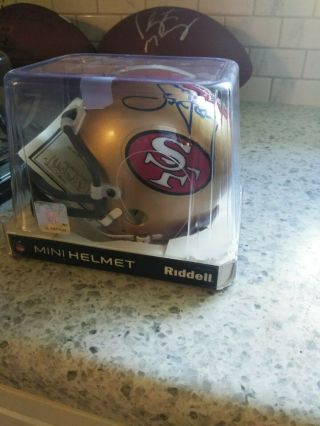 Steve young and will fuller autographed helmet 2