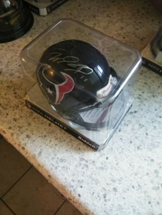 Steve young and will fuller autographed helmet 3