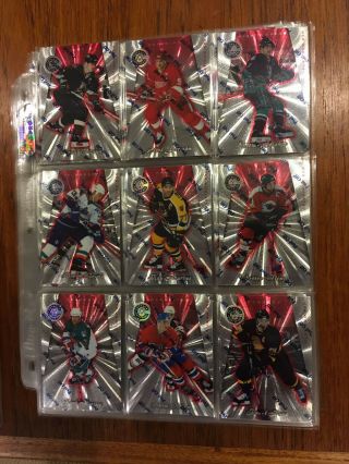 1997 - 98 Pinnacle Totally Certified Platinum Red Complete Set 1 - 130